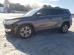 Salvage cars for sale at Loganville, GA auction: 2016 Toyota Highlander LE