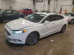 Salvage cars for sale at Franklin, WI auction: 2018 Ford Fusion TITANIUM/PLATINUM HEV