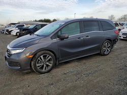 Salvage cars for sale at Sacramento, CA auction: 2022 Honda Odyssey Touring