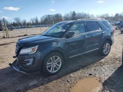 Salvage cars for sale at Chalfont, PA auction: 2017 Ford Explorer XLT