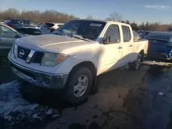 Salvage trucks for sale at New Britain, CT auction: 2008 Nissan Frontier Crew Cab LE