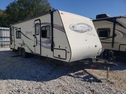 Salvage trucks for sale at Eight Mile, AL auction: 2013 Wildwood 2013 Foresriver Travel TRL