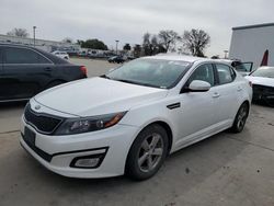 Salvage cars for sale at Sacramento, CA auction: 2015 KIA Optima LX