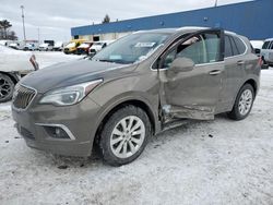 Salvage cars for sale at Woodhaven, MI auction: 2017 Buick Envision Essence