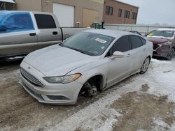 Salvage cars for sale at Kansas City, KS auction: 2018 Ford Fusion SE