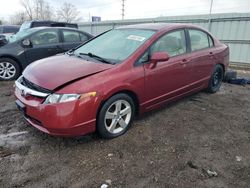 Salvage cars for sale at Chicago Heights, IL auction: 2008 Honda Civic EX