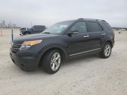 Salvage cars for sale at New Braunfels, TX auction: 2013 Ford Explorer Limited