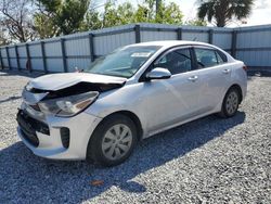 Salvage cars for sale at Riverview, FL auction: 2020 KIA Rio LX