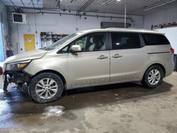 Salvage cars for sale at Candia, NH auction: 2016 KIA Sedona LX