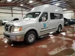 Salvage cars for sale at Lansing, MI auction: 2012 Nissan NV 2500