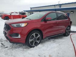 Salvage cars for sale at Wayland, MI auction: 2019 Ford Edge ST