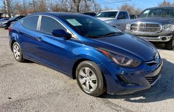 Salvage cars for sale at Grand Prairie, TX auction: 2016 Hyundai Elantra SE