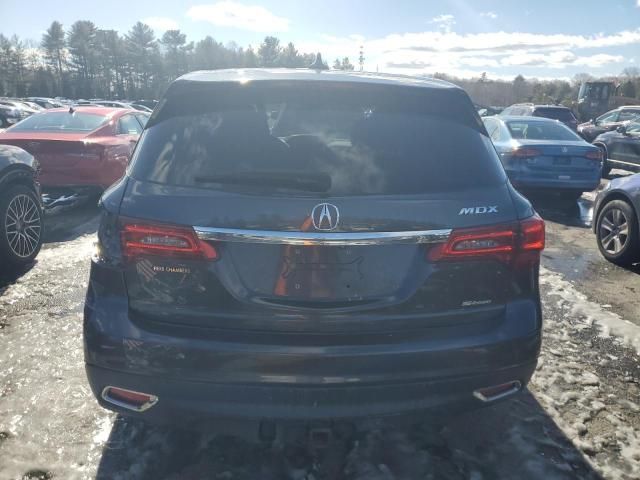 2016 Acura MDX Technology