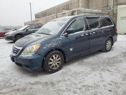 Salvage cars for sale at Fredericksburg, VA auction: 2010 Honda Odyssey EXL