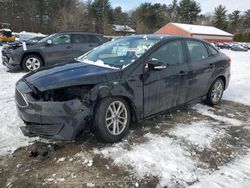 Salvage cars for sale at Mendon, MA auction: 2017 Ford Focus SE