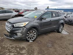 Clean Title Cars for sale at auction: 2017 Ford Escape Titanium