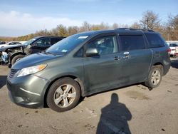 Salvage cars for sale at Brookhaven, NY auction: 2014 Toyota Sienna LE