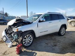 Salvage cars for sale at Pekin, IL auction: 2017 Jeep Grand Cherokee Limited