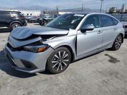 Salvage cars for sale at Sun Valley, CA auction: 2024 Honda Civic EXL