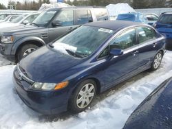 Salvage cars for sale at Angola, NY auction: 2008 Honda Civic LX