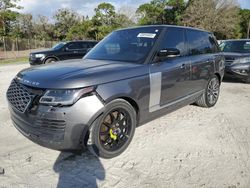 Salvage cars for sale at Fort Pierce, FL auction: 2019 Land Rover Range Rover HSE