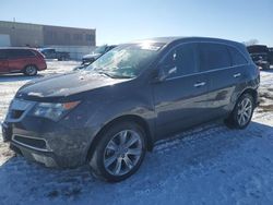 Salvage cars for sale at Kansas City, KS auction: 2012 Acura MDX Advance