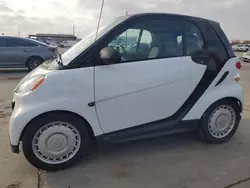 Salvage cars for sale at Grand Prairie, TX auction: 2014 Smart Fortwo Pure