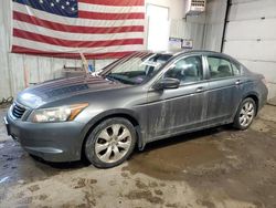 Salvage cars for sale at Lyman, ME auction: 2008 Honda Accord EXL