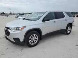 Salvage cars for sale at auction: 2019 Chevrolet Traverse LS