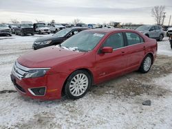 2012 Ford Fusion Hybrid en venta en Kansas City, KS