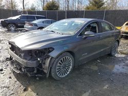 2017 Ford Fusion Titanium HEV en venta en Waldorf, MD