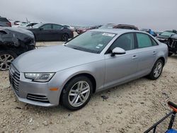 Salvage cars for sale at Taylor, TX auction: 2017 Audi A4 Premium