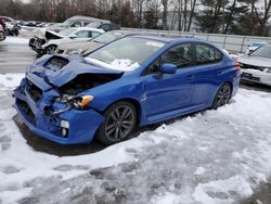 Salvage cars for sale at North Billerica, MA auction: 2016 Subaru WRX Premium