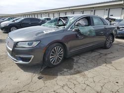 Salvage cars for sale at Louisville, KY auction: 2017 Lincoln MKZ Select