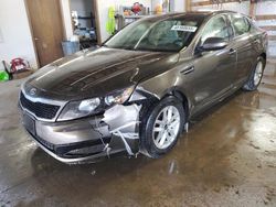 Salvage cars for sale at Pekin, IL auction: 2011 KIA Optima LX