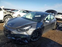 Salvage cars for sale at Elgin, IL auction: 2021 Tesla Model 3