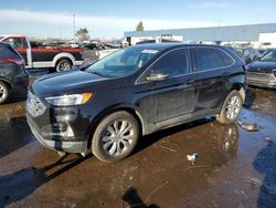 Ford salvage cars for sale: 2022 Ford Edge Titanium