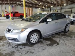 Salvage cars for sale at Jacksonville, FL auction: 2013 Honda Civic LX