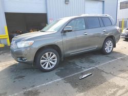 Salvage cars for sale at Vallejo, CA auction: 2008 Toyota Highlander Hybrid Limited