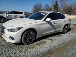 Vehiculos salvage en venta de Copart Concord, NC: 2018 Infiniti Q50 Luxe