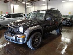 Salvage cars for sale at New Britain, CT auction: 2003 Jeep Liberty Sport