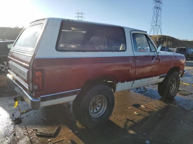 1984 Dodge Ramcharger AW-100