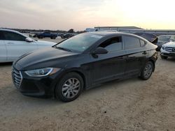 Salvage cars for sale at San Antonio, TX auction: 2017 Hyundai Elantra SE