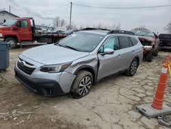 Salvage cars for sale at Pekin, IL auction: 2020 Subaru Outback Premium