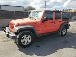 Jeep salvage cars for sale: 2013 Jeep Wrangler Unlimited Sport