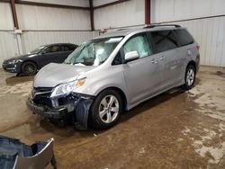 Salvage cars for sale at Pennsburg, PA auction: 2018 Toyota Sienna LE