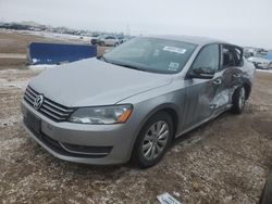 Salvage cars for sale at Brighton, CO auction: 2013 Volkswagen Passat S