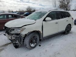 Salvage cars for sale at London, ON auction: 2015 Nissan Pathfinder S