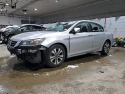 Salvage cars for sale at Candia, NH auction: 2014 Honda Accord LX