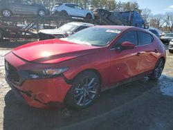 Salvage cars for sale at North Billerica, MA auction: 2022 Mazda 3 Preferred